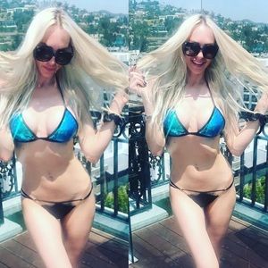 Forever 21 blue sequin 2 pc bikini (sz S)